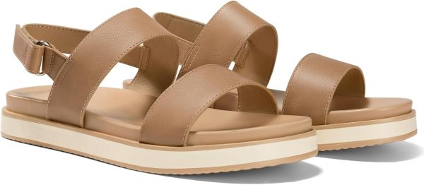 Women's Arch Support Adjustable Flat Strap Sandals