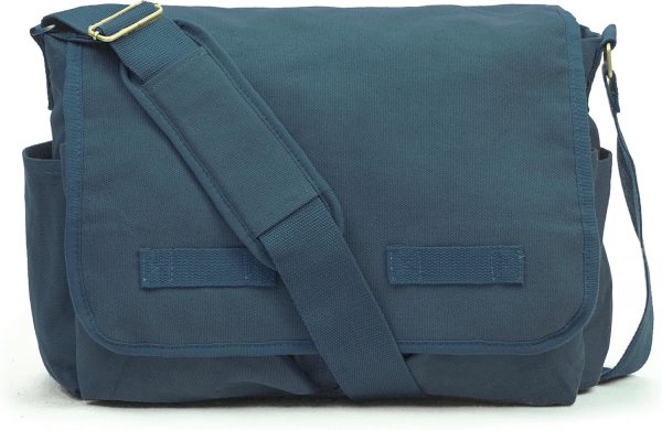 Original Cotton Canvas Classic Vintage Messenger Shoulder Bag
